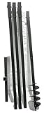 120 mm 4 meter Erdbohrer Brunnenbohrer Handerdbohrer Erdlochbohrer Brunnenbau Pfahlbohrer brunnenbohrgerät