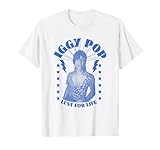 Iggy Pop T-Shirt Lust for Life - Herren, Weiß, S, Halbarm, Klassisch, Officially Licensed