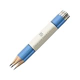 Faber-Castell Ersatzbleistifte von Graf von Faber Castell, Modell Perfekter Bleistift in Gulf Blue, 118668, 3 Stück (1er Pack)