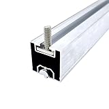 Solarprofil 40x40 Hako PV Aluminiumprofil PV-Montageschiene 2000 mm