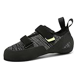 ZHENSI Kletterschuhe Herren Damen Indoor Anfänger Klettern Bouldern Trainingsschuhe,Grün,42 EU