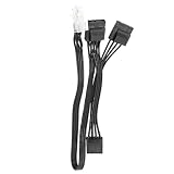 YIGZYCN Modulares Kabel der 9-poligen Serie auf Molex 4-poligen D-Typ-Netzteil-Anschluss, perfekt für Super Flower LEADEX G650, anpassbar