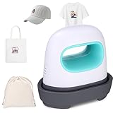 Mini Wärmepresse Grün Plottermaschine Transferpresse mit Isolierter Sicherheitsbasis Bügelpresse für T-Shirts Schuhe DIY Kleine HTV-Vinylprojekte (Grün)