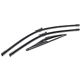 Doo Engy Scheibenwischer Vorne und Hinten Wischerblatt Flachbalkenwischer Komplett Set für M-ercedes-B-enz A Klasse Typ W169 2004-2012