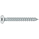 HECO 60870 5.0X 40 verzinkt TOPIX-Plus Holzbauschraube Senkkopf VVG HD20, 500 Stück