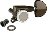 Gotoh® »SG381 MG-T - GUITAR MACHINE HEADS« 1 Satz Locking-Mechaniken für E-Gitarre - 3-links/3-rechts - 1:16 Übersetzung - Finish: Black