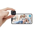 AOBOCAM Mini Kamera, 4K HD WLAN Überwachungskamera Innen Für Live Übertragung Handy APP, WiFi Camera Nachtsichtkamera mit Bewegungsmelder/Lange Batterielaufzeit/Cloud-Speicherplatz