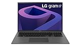 2022 LG gram 17 Zoll Ultralight Notebook - 1,350g Intel Core i7 Laptop (32GB RAM, 2TB SSD, 17,5h Akkulaufzeit, 16:10 Entspiegeltes IPS-Display, Thunderbolt 4, Win 11 Home, Mirametrix) - Grau