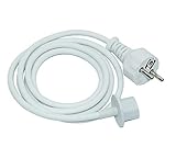Rheinnet Netzkabel EU Stecker Kabel Kompatibel für Apple iMac 17" 20" 21.5" 24" 27" G5 A1224 A1225 A1311 A1312 A1418 A1419 Ersatzteil 6ft Netzteil Drahtleitung (Vor 2012 (gerader Kopf))