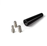 BlackNugget® Autoantenne - Universal Kfz Antenne geeignet für alle Autos - Dachantenne mit erstklassiger Empfangsqualität - kurze Auto Antenne für AM & FM Empfang - Stabantenne | Kurzstabantenne
