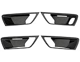 Auto Zierleiste Carbon Faser Stil Innen Türgriff Abdeckung Trim Auto Zubehör Für Ford Für Focus 2022 2021 2020 2019 MK4 Auto Interieurleisten