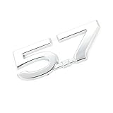 Autoaufkleber, Emblem, Abzeichen, Kofferraumaufkleber, 5,7-Liter-Hemi-Logo, Kühlergrill, kompatibel mit 1500, 2500, 3500 Challenger Charger(5.7 Sticker1)