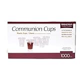 BROADMAN CHURCH SUPPLIES Einwegbecher aus Kunststoff, recycelbar, 1000 Stück