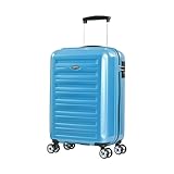 Probeetle by Eminent Handgepäckkoffer Voyager IX S 55cm 40L Super Leicht 4 Doppelrollen 360° Hartschalenkoffer Türkis