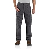 Carhartt Herren Force® Relaxed Fit Ripstop Cargo-Arbeitshose, Shadow, W36/L34
