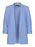 PIECES Damen Pcboss 3/4 Noos Blazer, Hydrangea, XXL