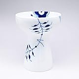 Royal Copenhagen Mega Blau Gerippt Vase, 19cm