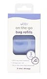 Ubbi On-the-Go Refill Bags, Lavender Scented, Value Pack of 36, Baby On The Go Diapering Essentials