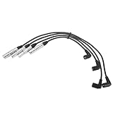 QUARKZMAN Zündkabel Zündungskabel Zündspule für VW Passat Variant 1.6 2000-2005 75kW für VW Golf PLUS 1.6 (2005-2013) 75kW- Packung mit 4