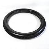 Puupaa 40,6 cm (16 Zoll) Vollgummireifen 16 x 1,75 für Fahrräder, pannensicher, solider rutschfester Fahrradreifen für Straße, Berg (schwarz)