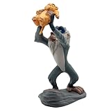 Bullyland 12256 - Spielfigur Affe Rafiki mit Simba aus Walt Disney Der König der Löwen, ca. 9,8 cm, detailgetreu, ideal als kleines Geschenk für Kinder ab 3 Jahren