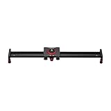 Andoer Motorisierter Kamera Slider 50CM - Dolly Rail aus Aluminiumlegierung für DSLR und Slot Kameras - Fotografie Video Slider mit 11lbs Tragkraft