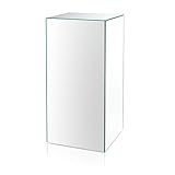 freeroom24 Blumensäule, Säule, Dekosäule Till aus Spiegel, 20 x 20 x 50cm