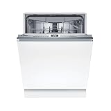 Bosch SBV4HVX14E Serie 4 Vollintegrierter Geschirrspüler, 60 cm, XXL, VarioFlex-Körbe und VarioSchublade, Info Light, Silence Programm, Smart Start, Eco 50 °C für geprüfte Hygieneleistung