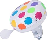 Kiddimoto Dotty Fahrradklingel für Kinder, Mädchen, Jungen, Kinder-Fahrradklingel passt auf jeden Mountainbike-Lenker, Fahrradklingel mit Mountainbike-Zubehör, Fahrrad, Kinder, Mountainbikes