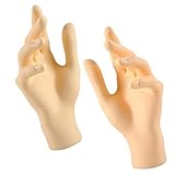 predolo Set von 2 Weiblichen Hand Schaufensterpuppen in Reinem Weiß, Haut, Kurz
