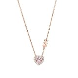 Herzkette für Damen von Michael Kors aus Sterlingsilber, rosévergoldet
