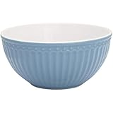 GreenGate - Müslischale, Schale, Dessertschale - Alice - Porzellan - Sky Blue - 450 ml