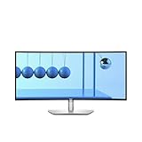 Dell U3421WE, 34.1 Zoll, UltraSharp USB-C-Hub Monitor, curved, WQHD 3440x1440, 60 Hz, 5 ms (schnell), IPS entspiegelt, 21:9, 2xHDMI, DisplayPort, USB-C, 3 Jahre Austauschservice, schwarz/silber