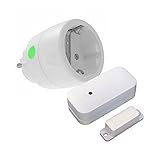 DIW-Funk Abluftsteuerung PA-510 SPARSET neuer Fensterkontaktschalter DFM-2000 + PowerStecker DSR-2300 kabellos Dunstabzugshaube Ofen