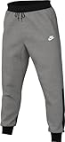 Nike FB8002-064 Tech Fleece Pants Herren DK Grey Heather/Black/White Größe M