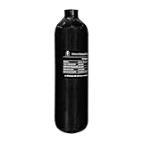 TUXING 4500Psi Carbon Fiber Air Tank 1.1L 67Cu in 1100cc Pcp HPA Flasche, Gasflasche, Sacuba Tank, Paintball Jagd für PCP Luftgewehr Waffe Daystate und FX Gewinde M18 * 1.5