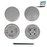 4 Stück Laptop Unterseite Gummifüße Kompatibel Mit Microsoft Surface Laptop 3/4/5,8.5mm Runde rutschfeste Ersatz Ersatzteile (Grau)