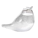 Jorzer Sturmglas Wettervorhersage Kristall Wettervorhersage Flasche Wettervorhersage Sturmglas Sturmbarometer Wetterglas Tischplatte Vogel Dekor Barometer Glas