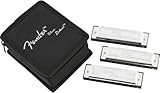 Fender© Blues Deluxe Harmonica, 3-Pack