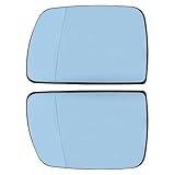 Spiegelglas Ersatzspiegel Rückspiegel Außenspiegel Glas Spiegel Ersatz Rückspiegelglas Seitenrückspiegelglas Ersatzglas Spiegelgläser Weitwinkel beheizbar links und rechts für X5 E53 2000-2006