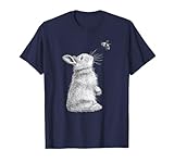 T-Shirt mit Honighasen-Illustration von Hase und Hummel T-Shirt