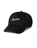 NIKE FB5369-010 U NK Club Cap U CB SWSH L Hat Unisex Adult Schwarz Schwarz Größe S/M