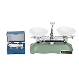 Balkenwaage Mit Gewichten, 200 g/0,2 g Mechanische Waage Mit Tablett Und Gewichten, Lehrmittel Für Das Chemische Physiklabor