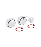Vaillant 0020037662 Knopf, weiß, 3-teiliges Set