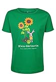 ELKLINE Mädchen T-Shirt Kleingärtnerin 3241100, Größe:92-98, Farbe:ferngreen