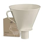 alfi AROMA PLUS, oatmeal beige, Kaffeefilter aus Bio-Kunststoff für Filterpapier Größe 4, FIlterkaffee direkt in Isolierkanne brühen, perfekter Halt dank Auslaufstutzen, mit Griff, spülmaschinenfest