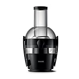 Philips Entsafter – 800W, 2L, NutriU-Rezepte-App, XL-Einfüllöffnung, QuickClean (HR1856/70)