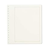 Leuchtturm neutral 331103 Kabe Blatt albúm Kartenstapel Extra Stark mit traditionellen Rand schwarz