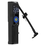 MICHELIN Akku Mini Kompressor 10 Bar – Tragbar & Digital | Perfekt für Auto, Fahrrad, E-Bike, Motorrad, Wohnwagen & Anhänger | 150 PSI, 7,4 V /2500 mAH | LCD-Display, LED-Licht