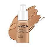 Freeorr Matte Foundation Creme, Matte Oil Control Concealer Langlebige wasserdichte Matte Liquid Foundation,105 Sand-30ml